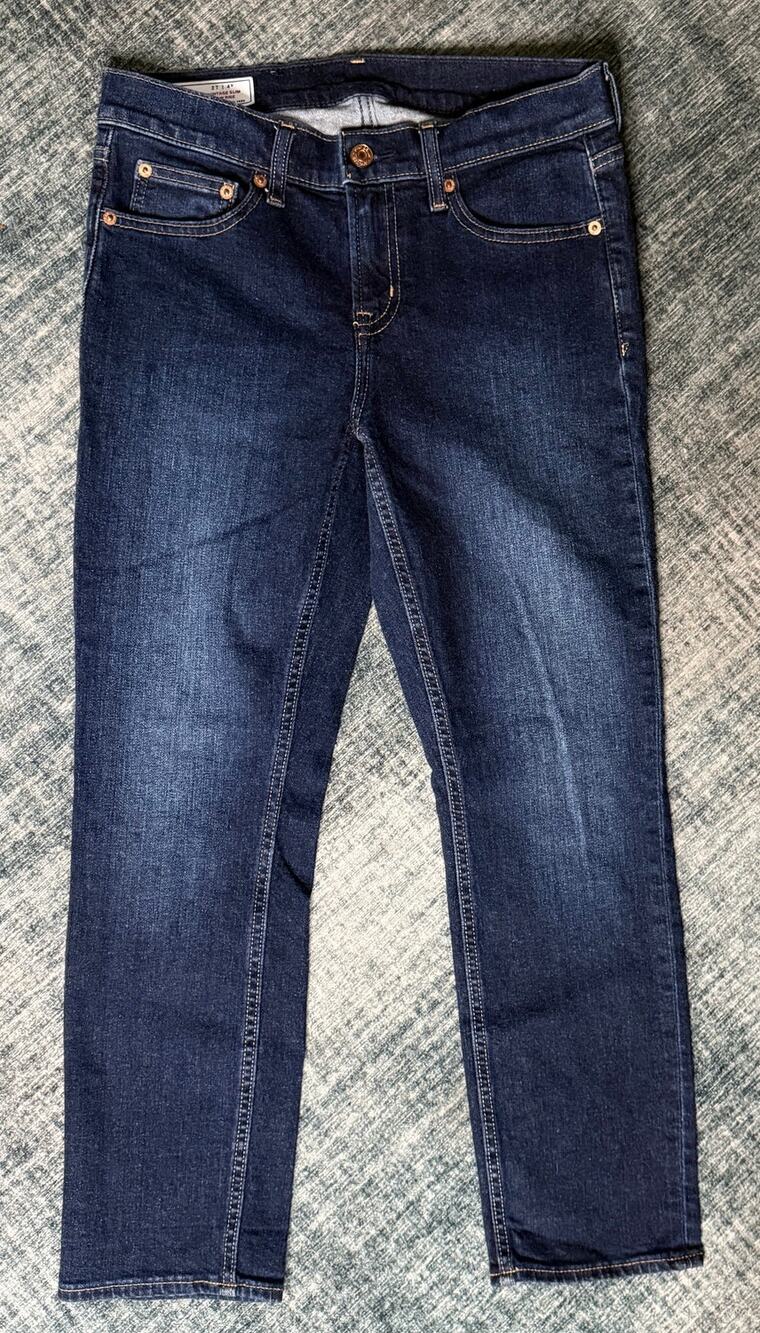 Gap Vintage Slim Low Rise Jeans Size 27 Short Dark Wash Indigo Y2K